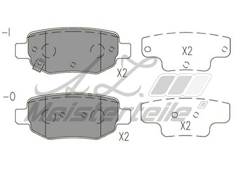 Brake pad for disc brake